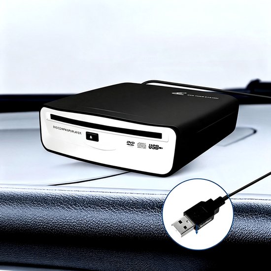 Universele auto-cd-speler - Ondersteunt lossless audioweergave via USB-interface, cd-sleuf, FM-zender en AUX-uitgang - USB naar Type-C-connector - 3,5 mm tweekanaalsuitgang - SX-2800A - SX-1000 - Zwart — afbeelding 2