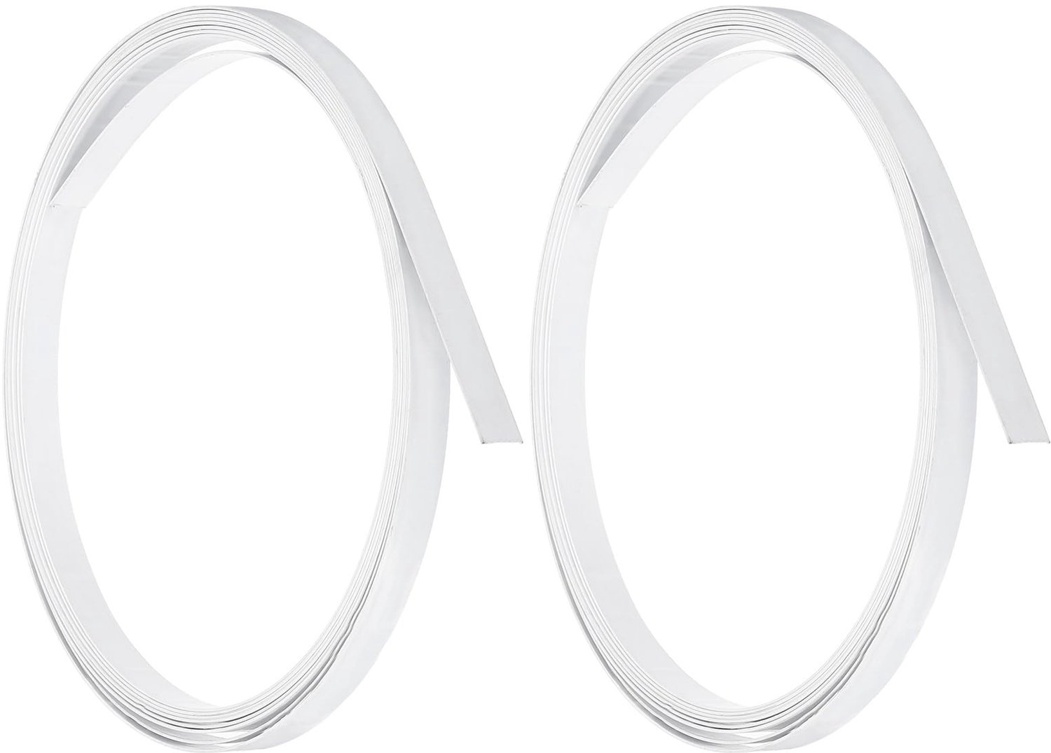 Uitbeenband voor naaien - 12 mm x 5 m - 2 rollen wit