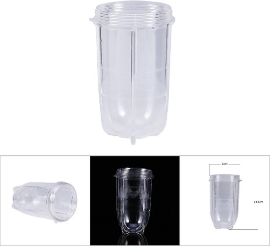 Blenderbeker - BPA-vrij - Transparant — afbeelding 3