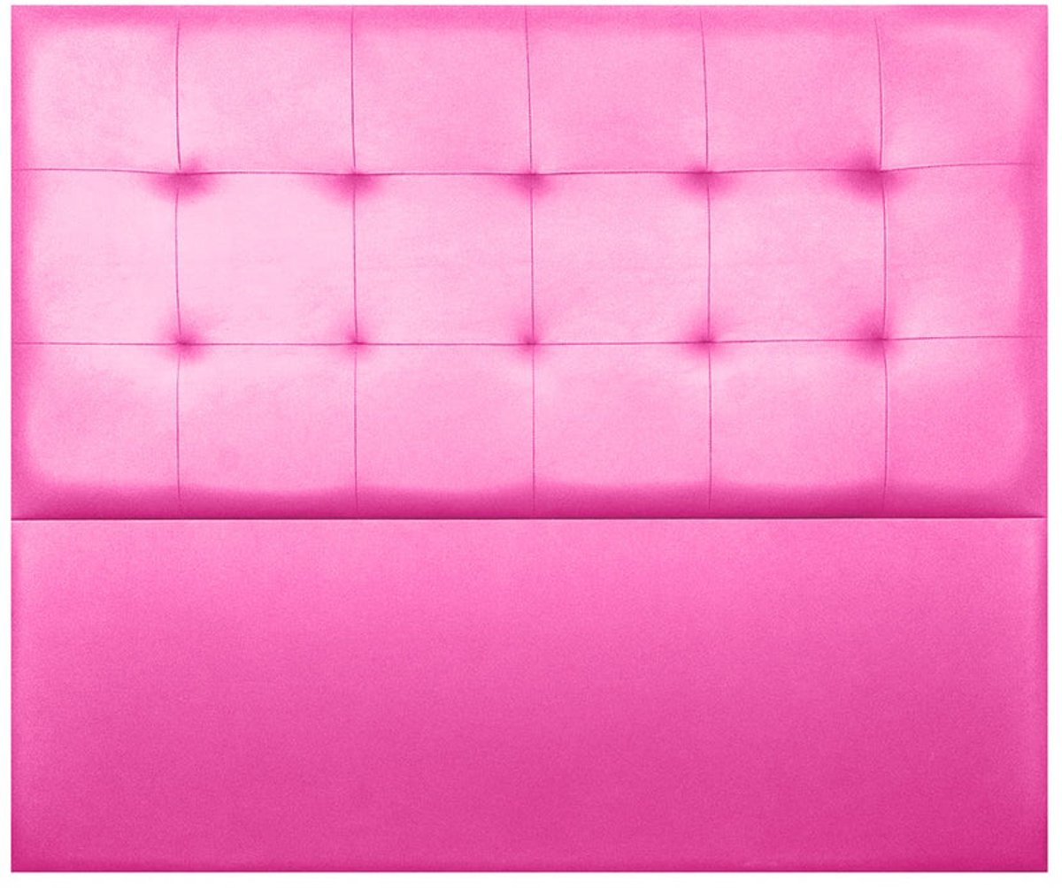 HOOFDBORD ASTER KUNSTLEER ROZE 90