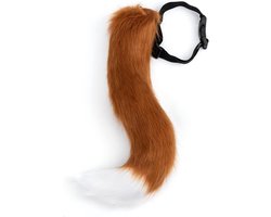 Supergrote Fluffy Fox Fur Staart voor Cosplay en Feestkleding voor Dames - Perfecte Accessoire voor Halloween en Themadagen