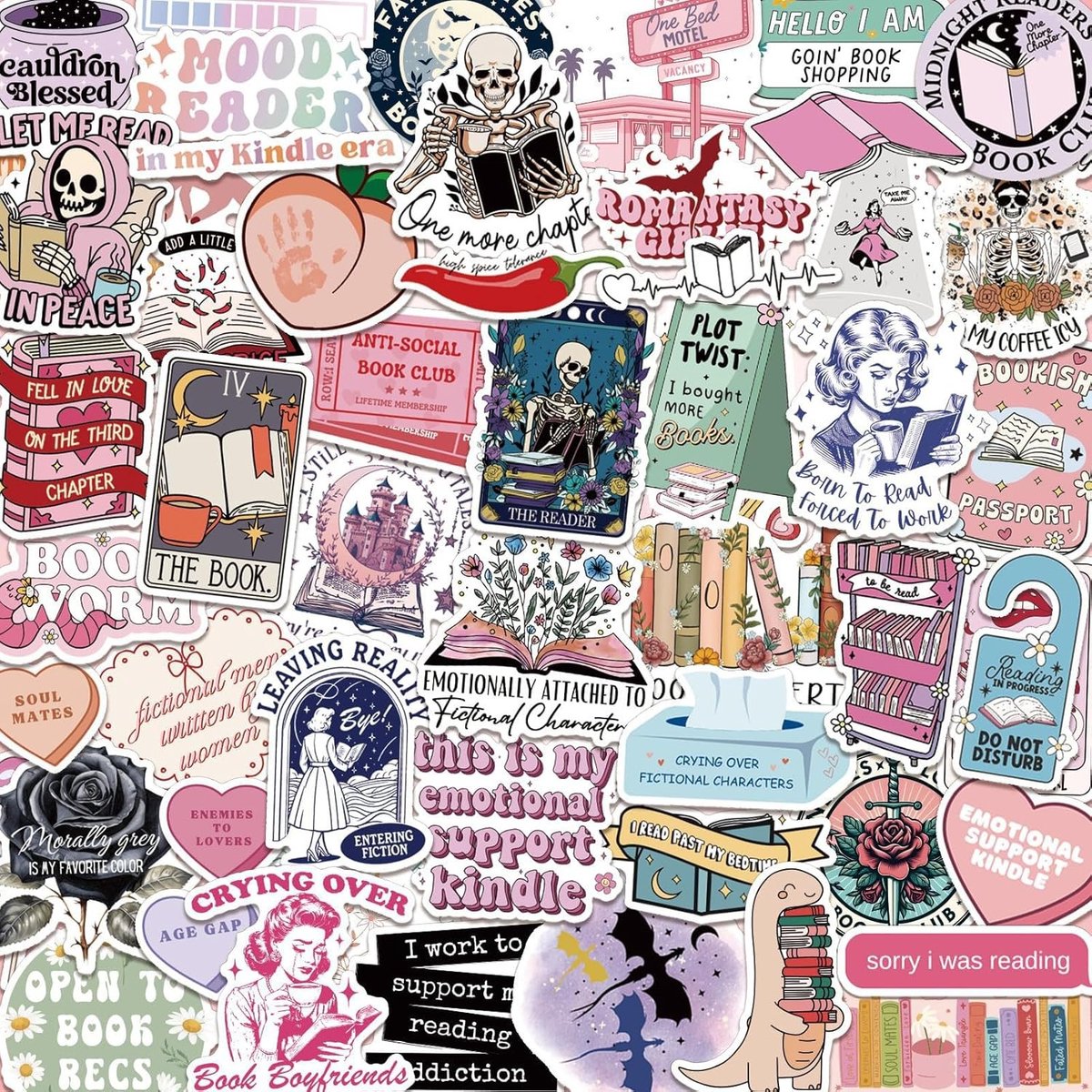 150 Stuks Waterdichte Vinyl Fantasy Stickers voor Laptops, E-Readers en Waterflessen - Perfecte Cadeau voor Volwassenen en Meisjes