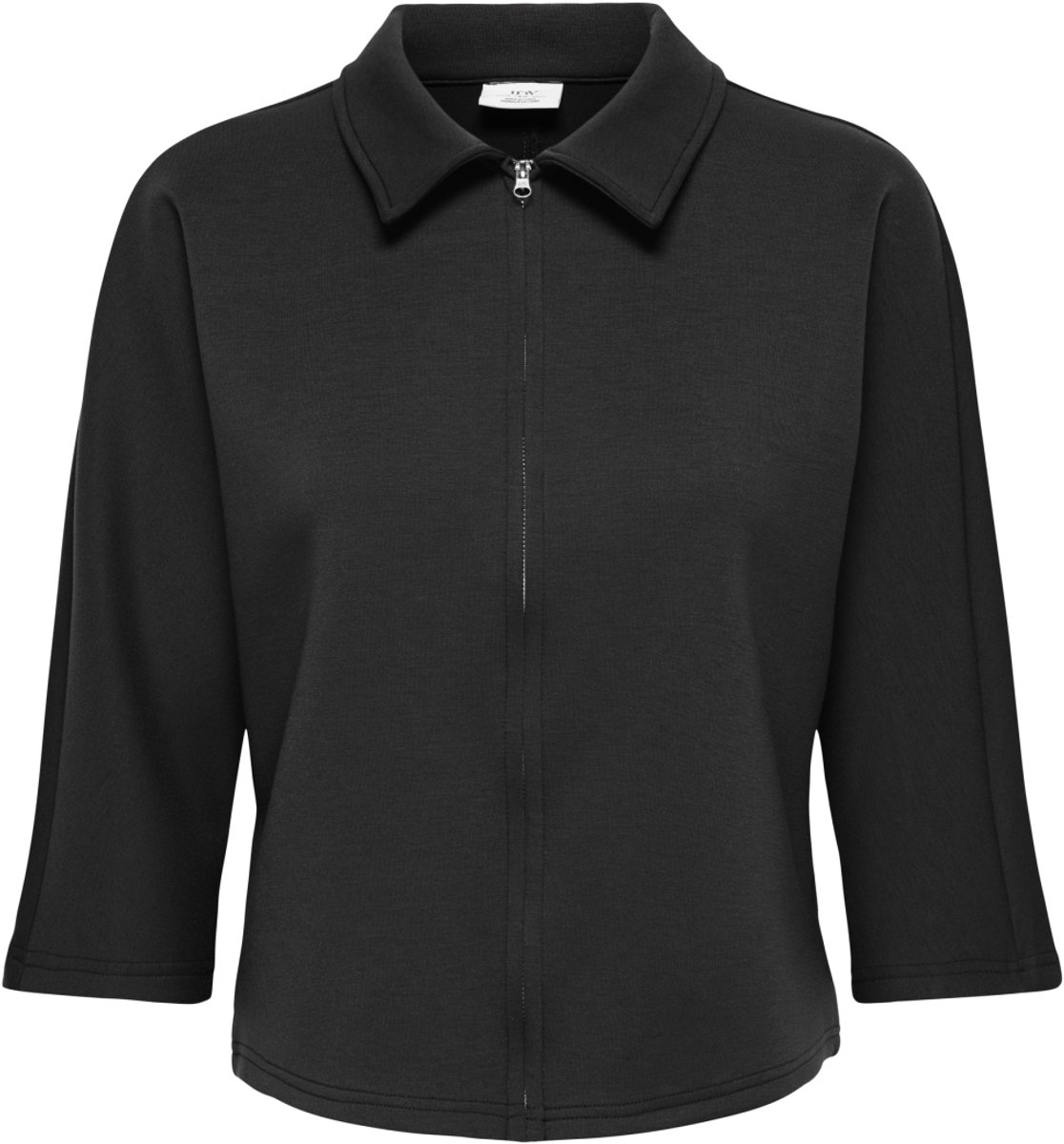 Jacqueline de Yong Vest Jdyfrankie Life 3/4 Full Zip Top Jr 15379877 Black Dames Maat - XS