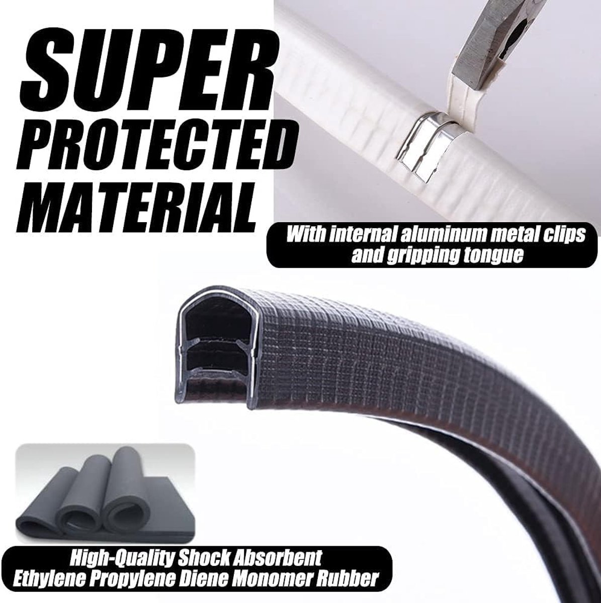 Skateboard Bescherming voor Neus en Staart, Schokbestendige Rubber Covers voor Longboards, 2 Paar