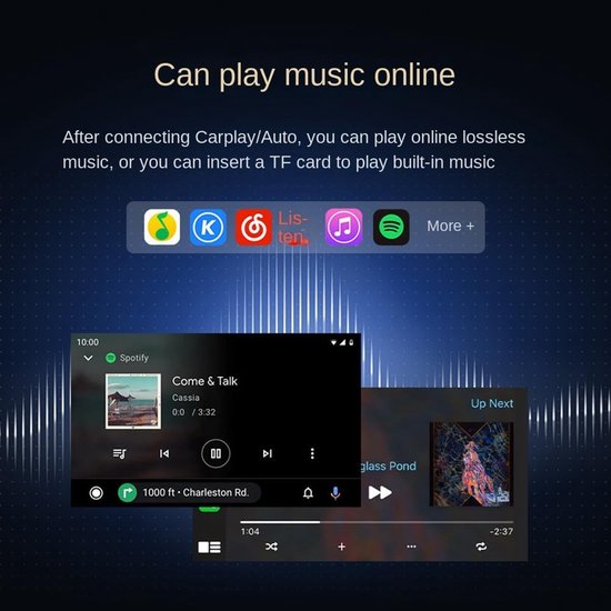 Smart Ai Doos Android 14 Auto Machine Interconnectie Bedraad naar Draadloze Carplay Adapter Android 14 Carplay Ai Box Draadloze Carplay 2 + 16G — afbeelding 3