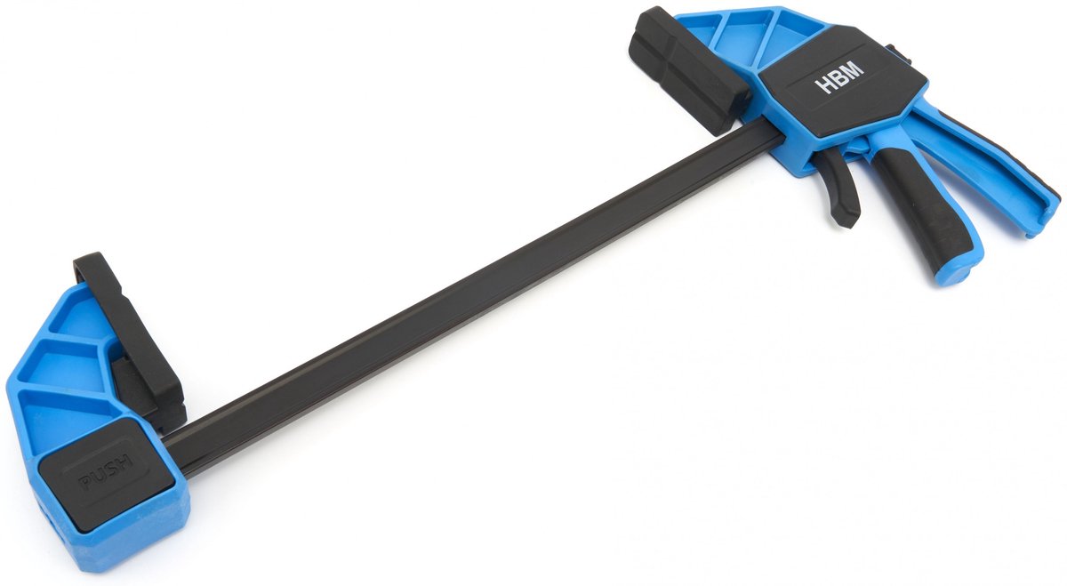 HBM snelspan lijmklem 450 mm, klemkracht 136 kg, breedte 460 mm, hoogte 460 mm, lengte 670 mm
