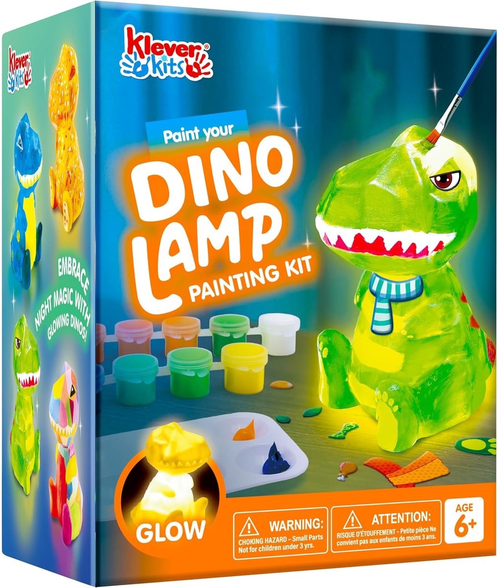 Maak je eigen dinosaur lamp en knutselprojecten voor kinderen van 6-12 jaar, DIY nachtlamp en creatief speelgoed