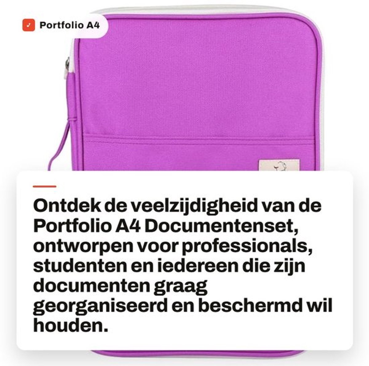 Dailygoods- Documententas Waterdicht - Multifunctionele Documenthouder A4