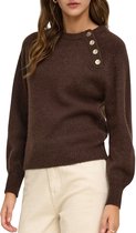 Only Emma Life Button Sweater Dames - Maat M