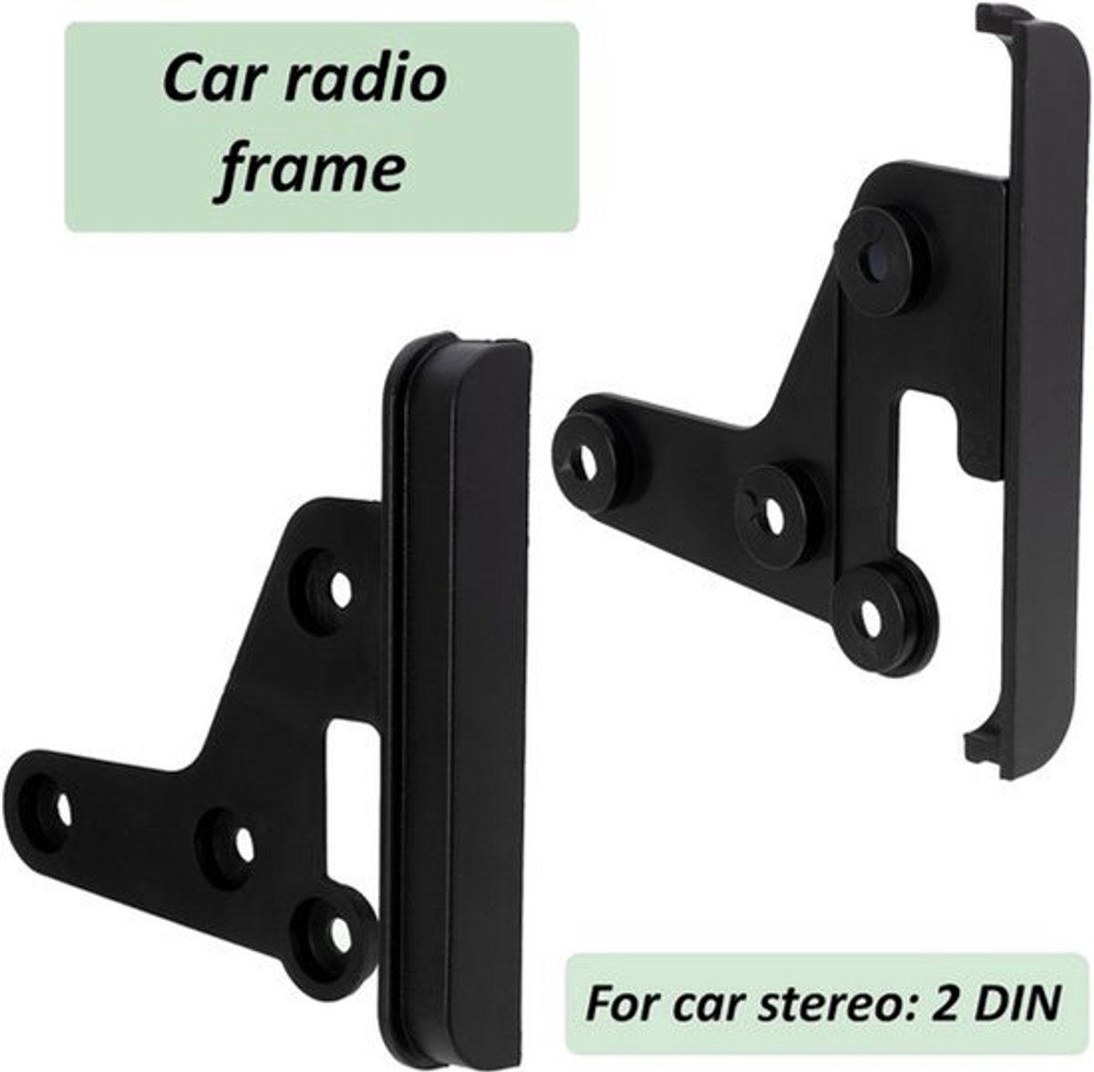 Allecto - Autoradio Frame Adapter - Kunststof - Compatibel met Toyota