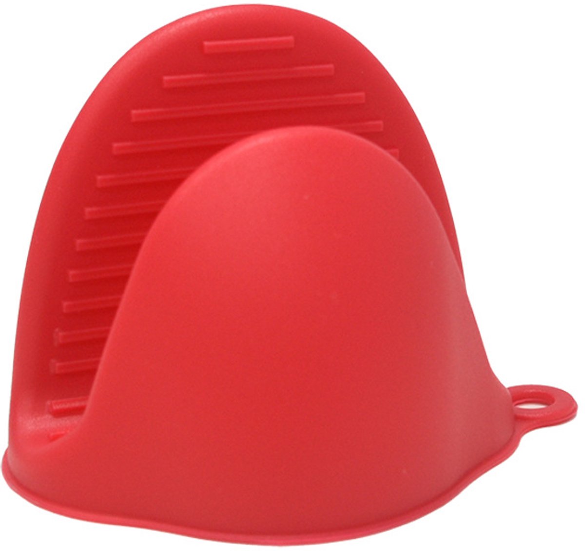 Hittebestendige handschoenen – set van twee – minimalistisch, effen kleur – bestand tegen hoge en lage temperaturen, veilig en stabiel – siliconenmateriaal, antislip en slijtvast – 10 x 8,5 x 8 cm