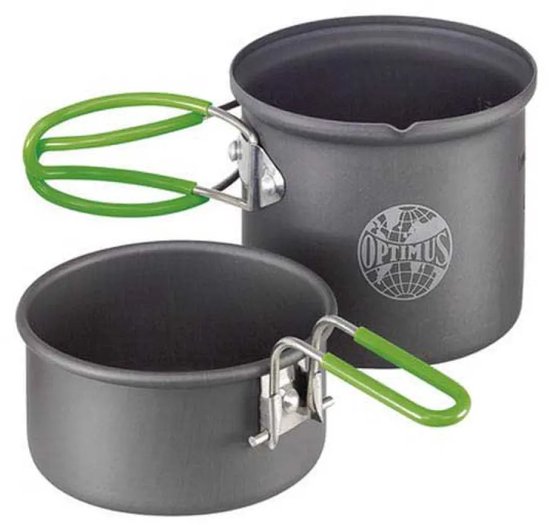 OPTIMUS Crux Lite +Terra Solo - Camping kooksysteem - Roestvrij Staal / Aluminium - Grijs van Opti — afbeelding 2