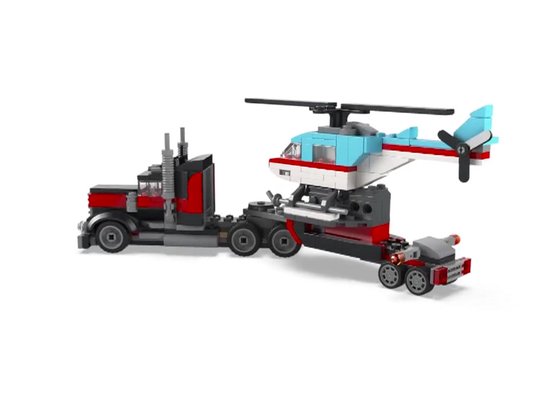 LEGO 31146 Creator 3in1 Truck met helikopter Speelgoed Auto en Vliegtuig Set