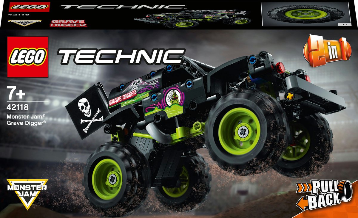 Bol.com LEGO Technic Monster Jam™ Grave Digger™ 42118 aanbieding