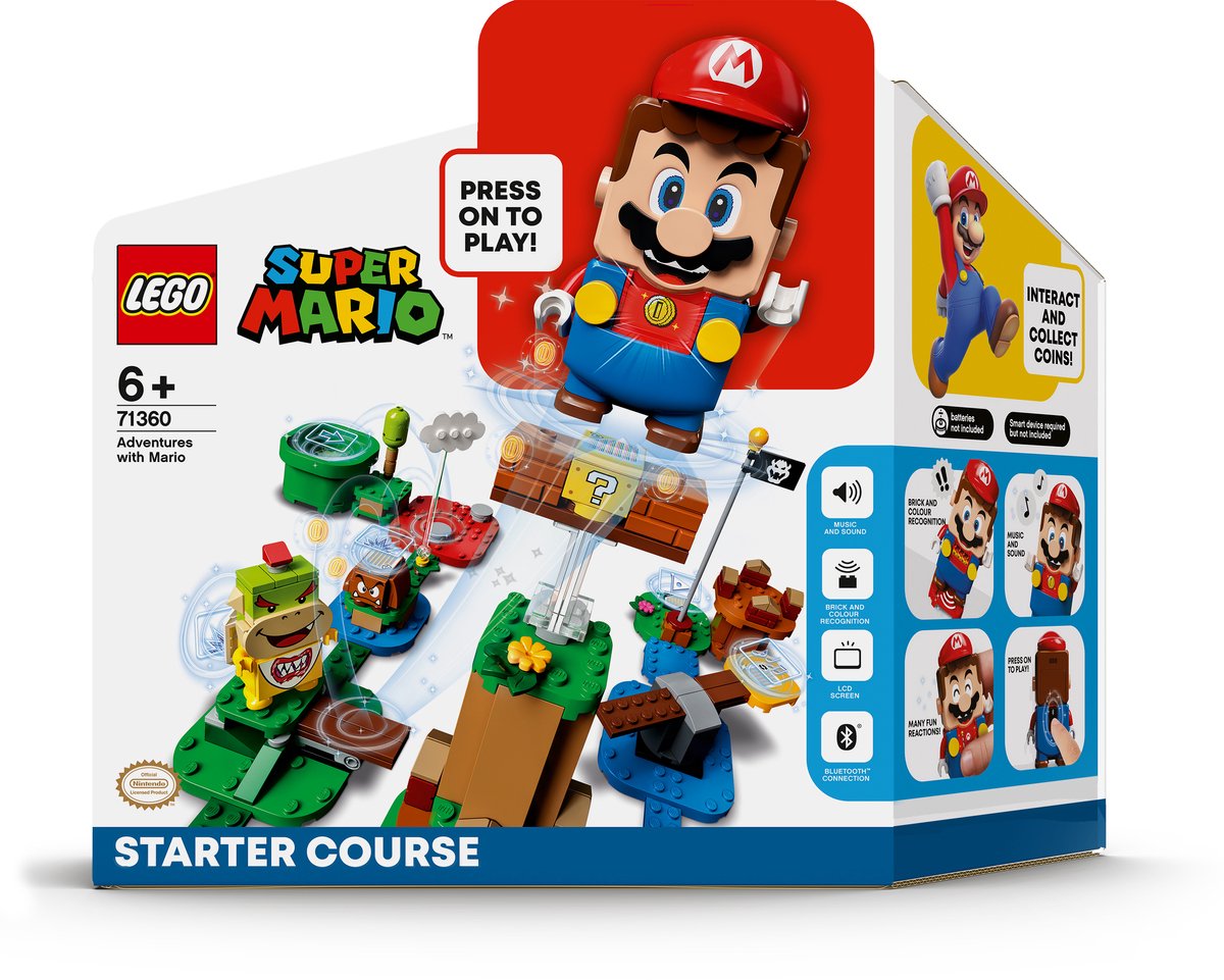 Bol.com LEGO Super Mario Avonturen met Mario startset 71360 aanbieding