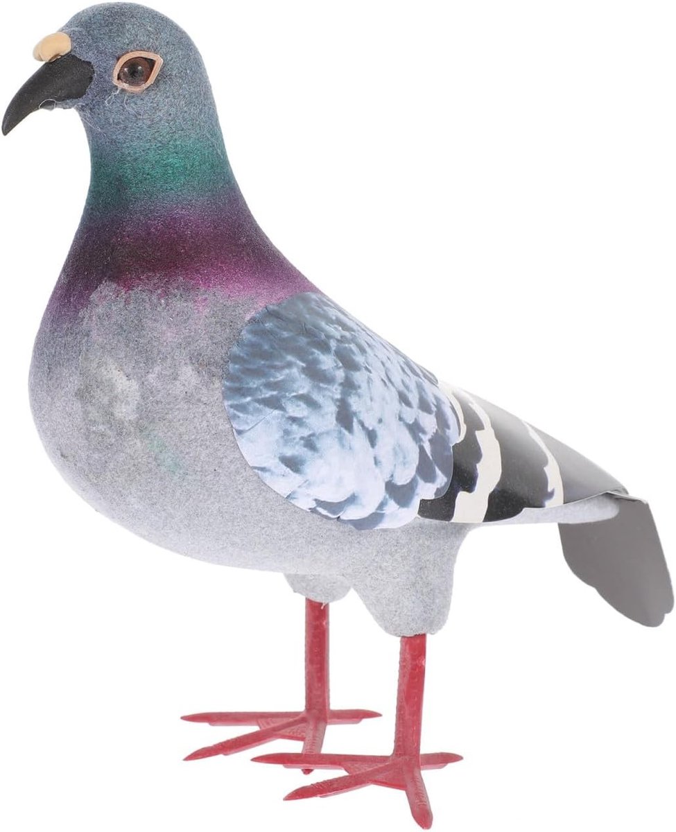 Realistische Kunstmatige Duif met Veer voor Thuisdecoratie en Bruiloft, Schuim, Decoratief Element