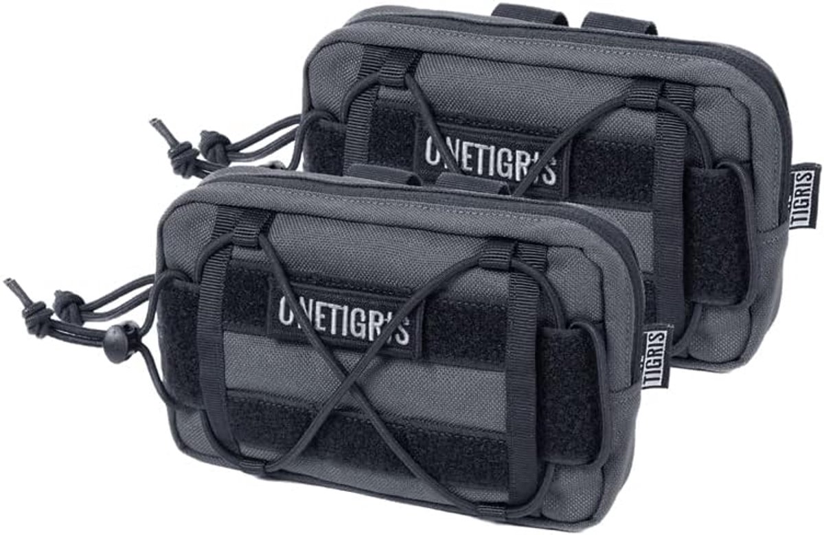 Huisdieraccessoire - Set van 2 - Nylon - Grijs