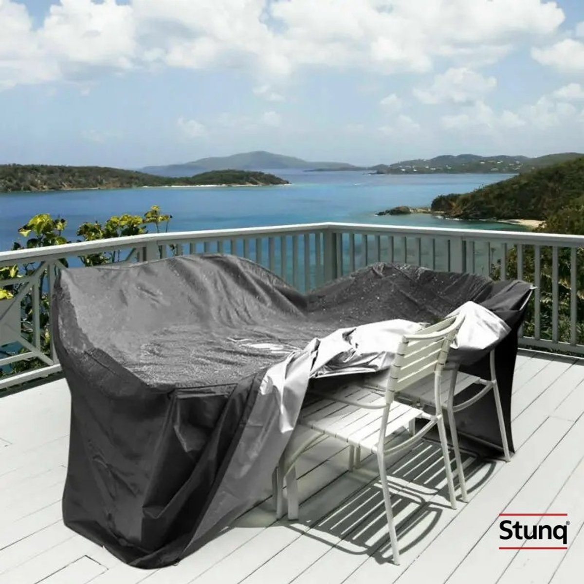 Stunq Tuinmeubelhoes Maat S – Waterdicht & Weerbestendig Zwart