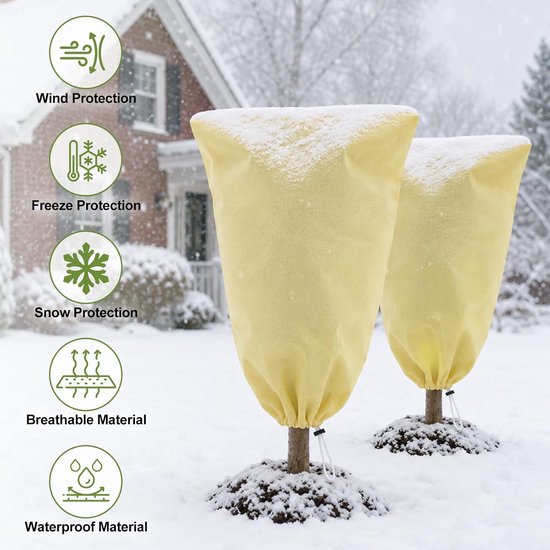2x Winterbescherming voor planten, vorstschutz voor potplanten — afbeelding 2