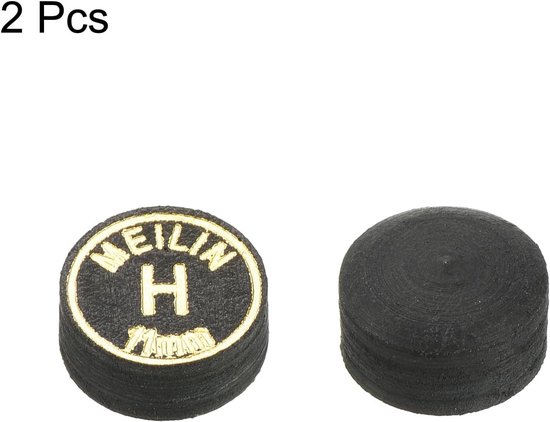 Biljartkeu tips 11 mm - gelamineerd kunstleer - hard - slijtvast (2 stuks) - Vemera — afbeelding 2