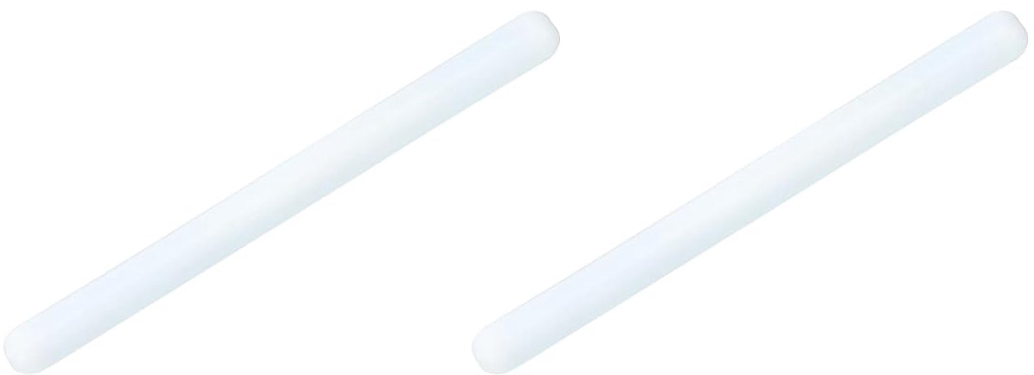 Magneetroerstaaf 80 mm - cilindrische vorm - PTFE-coating - ideaal voor laboratoriumgebruik - 2 stuks - m-winkel