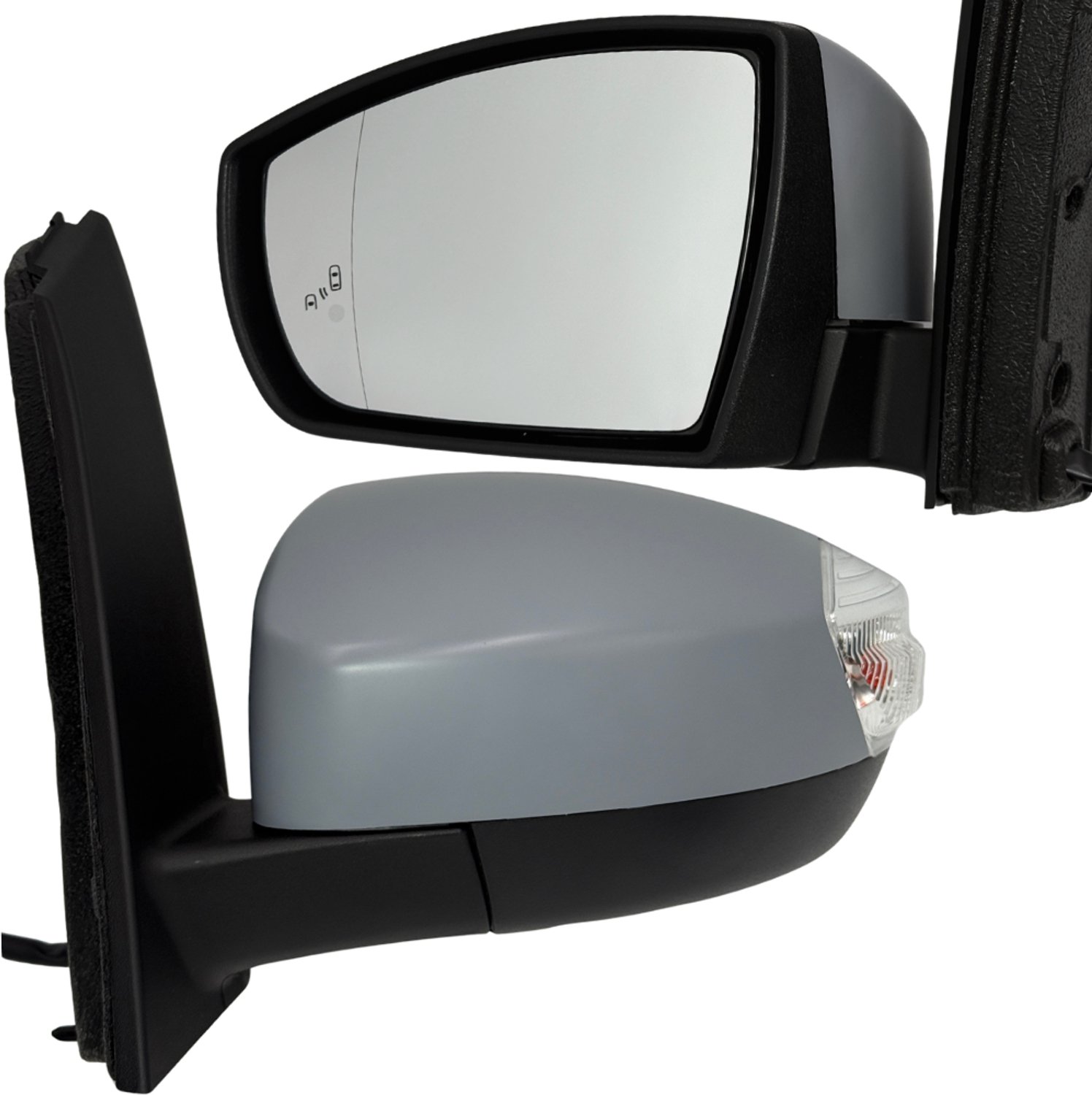 BILMAX Linker Buitenspiegel Vervanging voor Ford C-Max 2 2011–2014, Elektrisch Verstelbaar, Verwarmd, Elektrisch Inklapbaar, Met Richtingaanwijzer, Met Instapverlichting, BSM, Gegrond, 10-Pins (Bestuurderszijde)