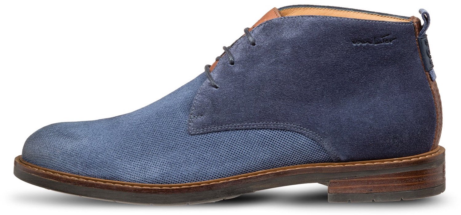 VANLIER - Heren Schoenen Boston - Blauw - Maat 41