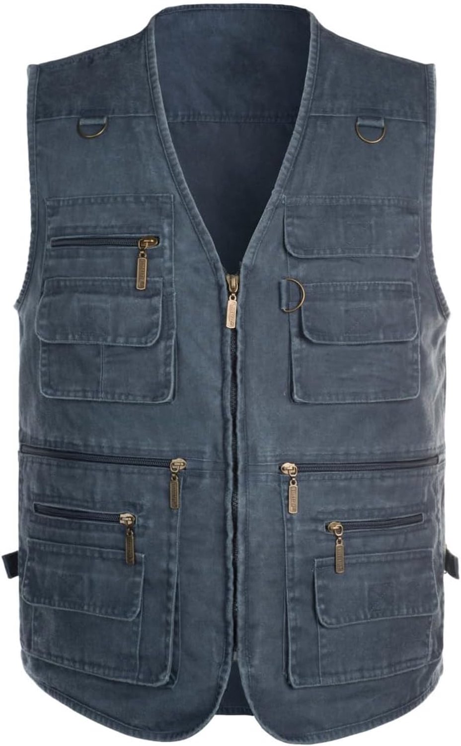 Vest met veel zakken, ademend katoen