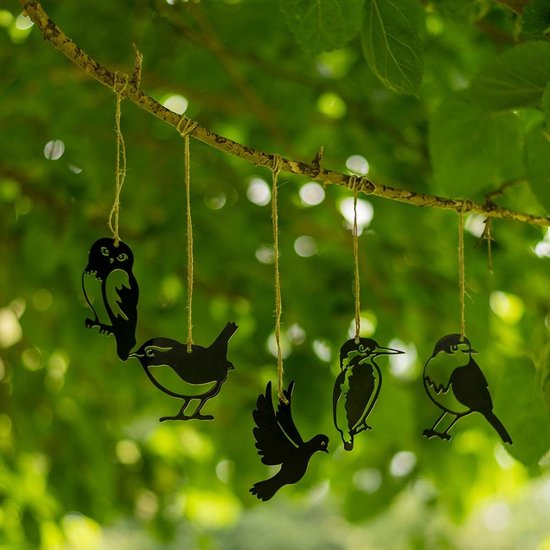 Metal Silhouettes Mini Vogelset van Esschert Design — afbeelding 5