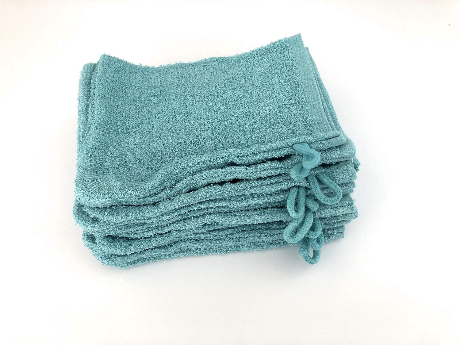 Waskruisjes van 100% Katoen, Diverse Setgroottes, 16x21cm, Mintgroen