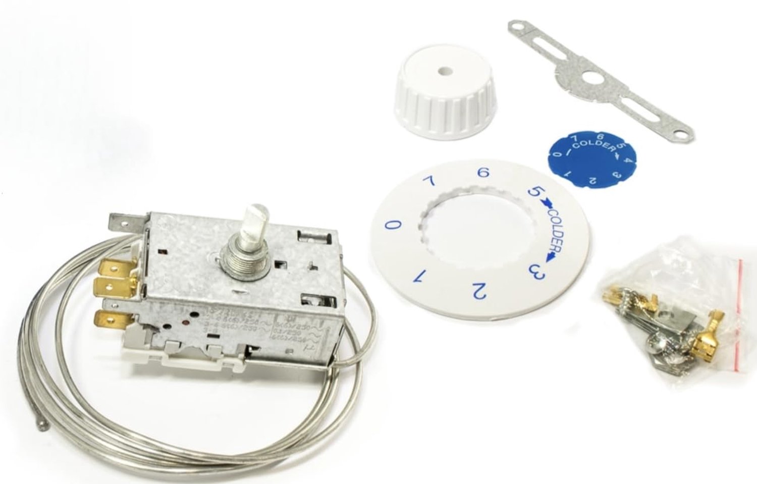 Thermostaatset voor 2-Deurs Koelkast met Automatische Ontdooiing