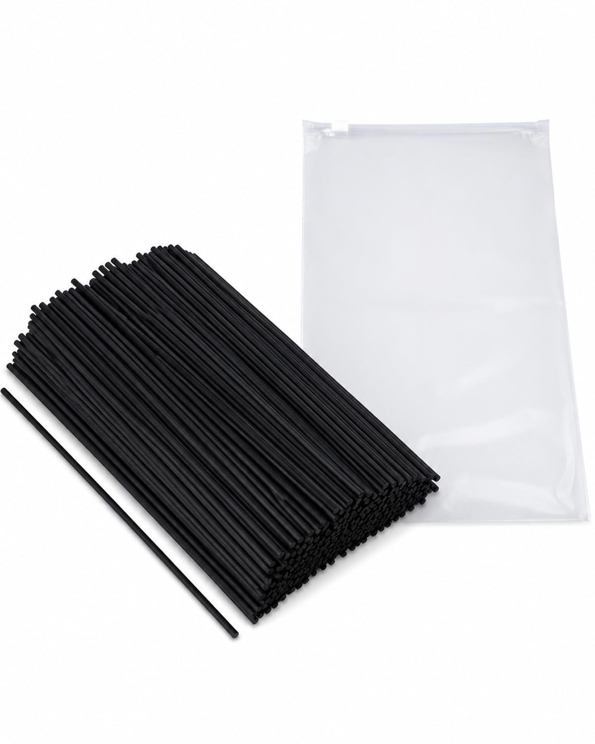 Set van 100 Zwarte Geurstokjes voor Diffusers met Opbergzak