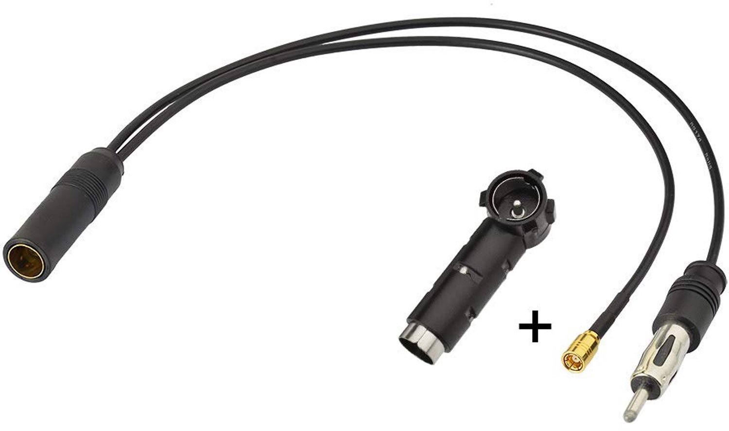 Splitter Antenne met naar Stekker - Flexibele Kabel 30 cm
