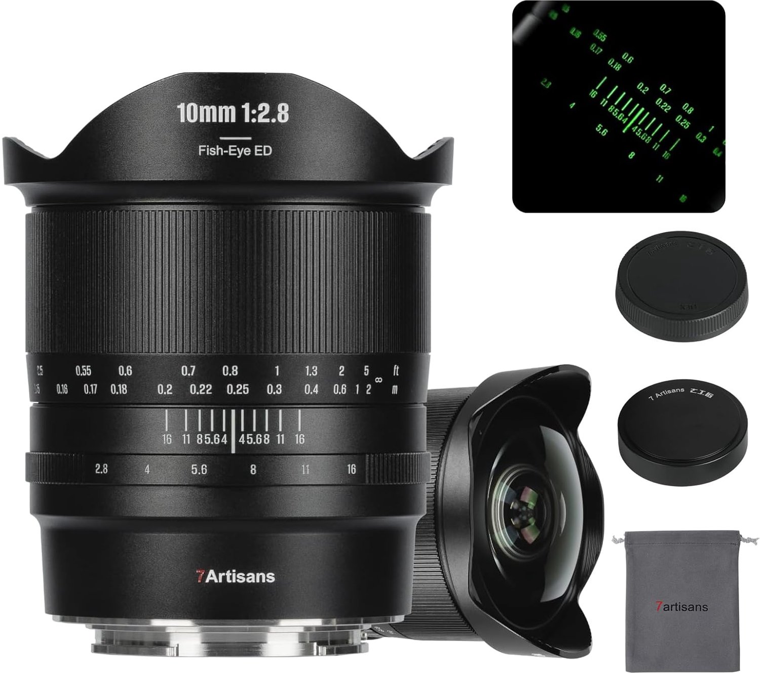 10mm F2.8 II Ultra Groothoek Fisheye Lens voor L-Mount
