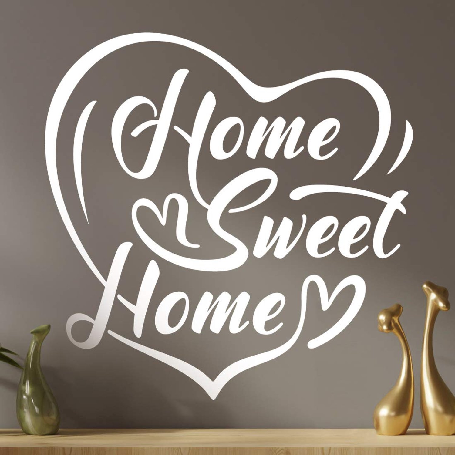 Home Sweet Home Wandsticker voor Welkom Thuis