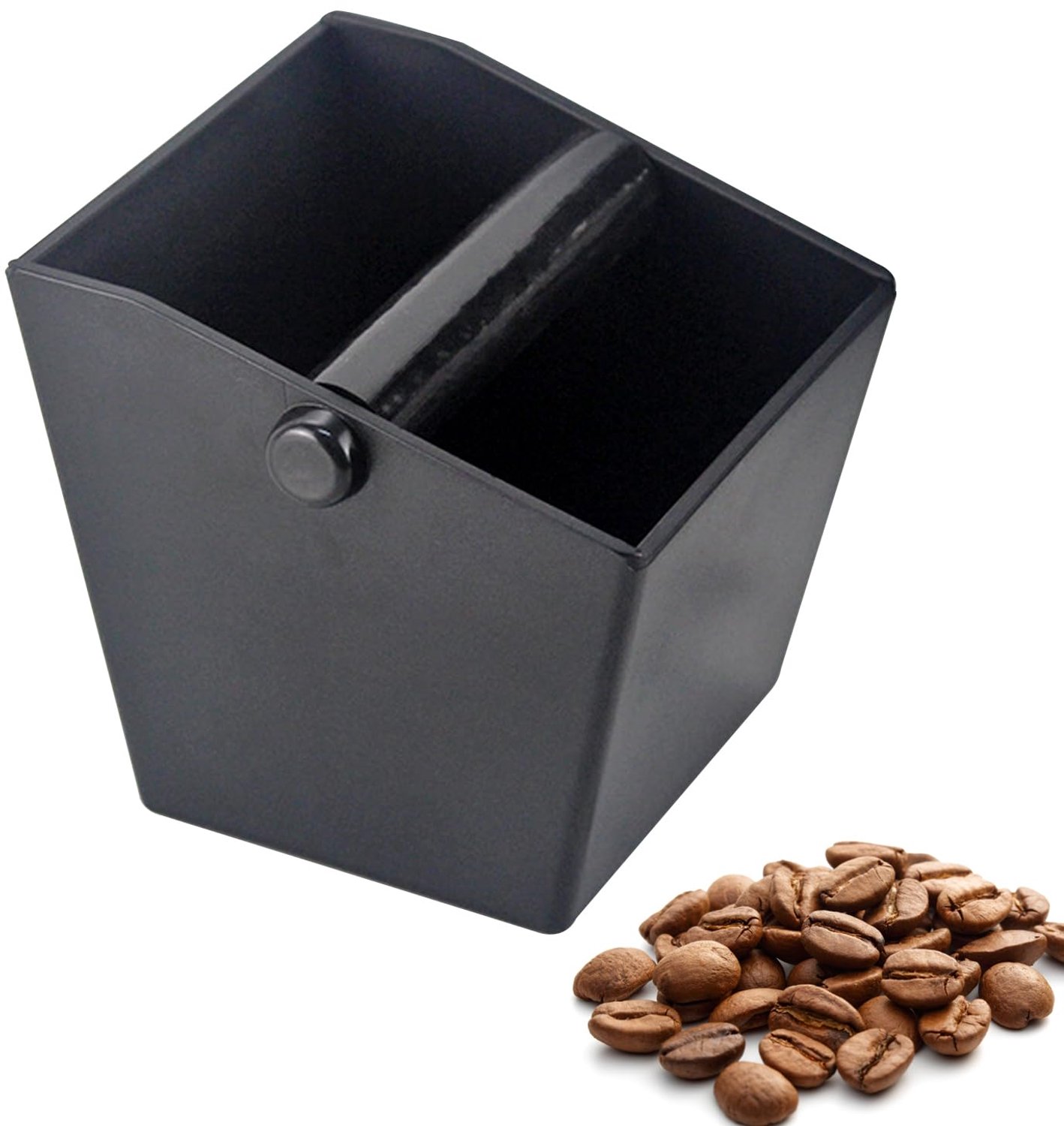 Espresso Knock Box met Geluidsabsorberende Impact Bar