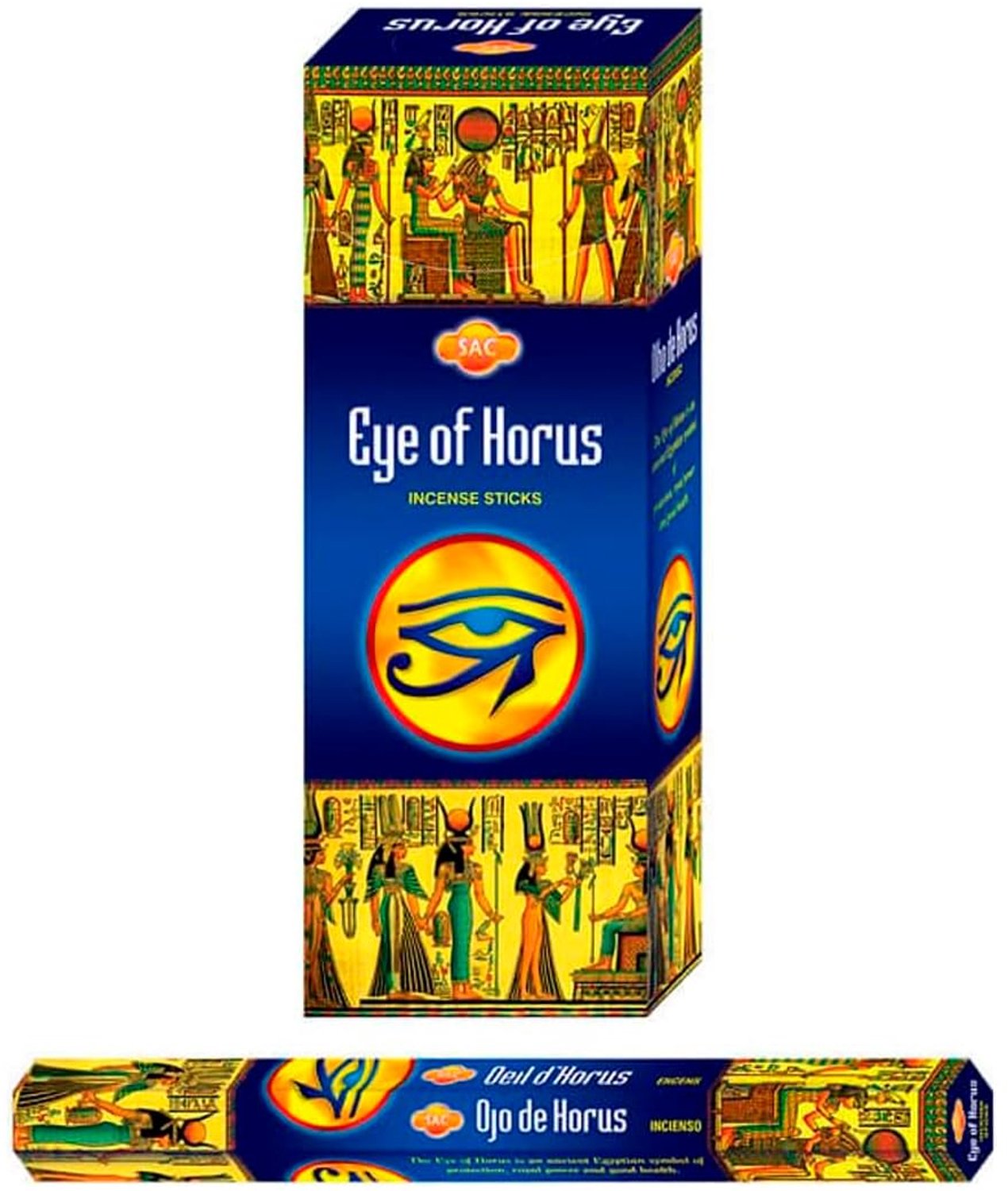Eye of Horus Wierook - 6 Tubes met 20 Sticks voor Bescherming