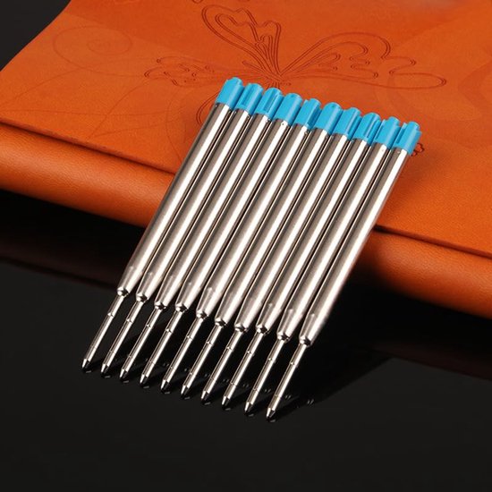 30 Ballpoint Pen Navullingen 10 cm Blauw — afbeelding 3