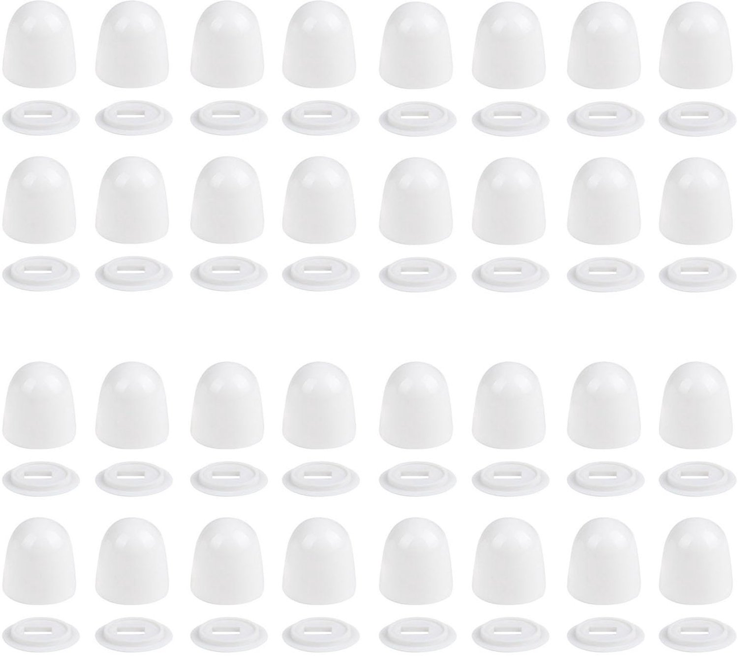 Set van 32 Universele Toiletzitting Caps met Wasringen