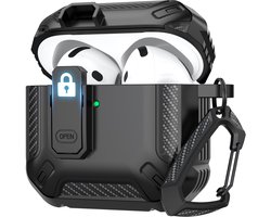 Shockproof Case voor AirPods 4 met Sleutelhanger