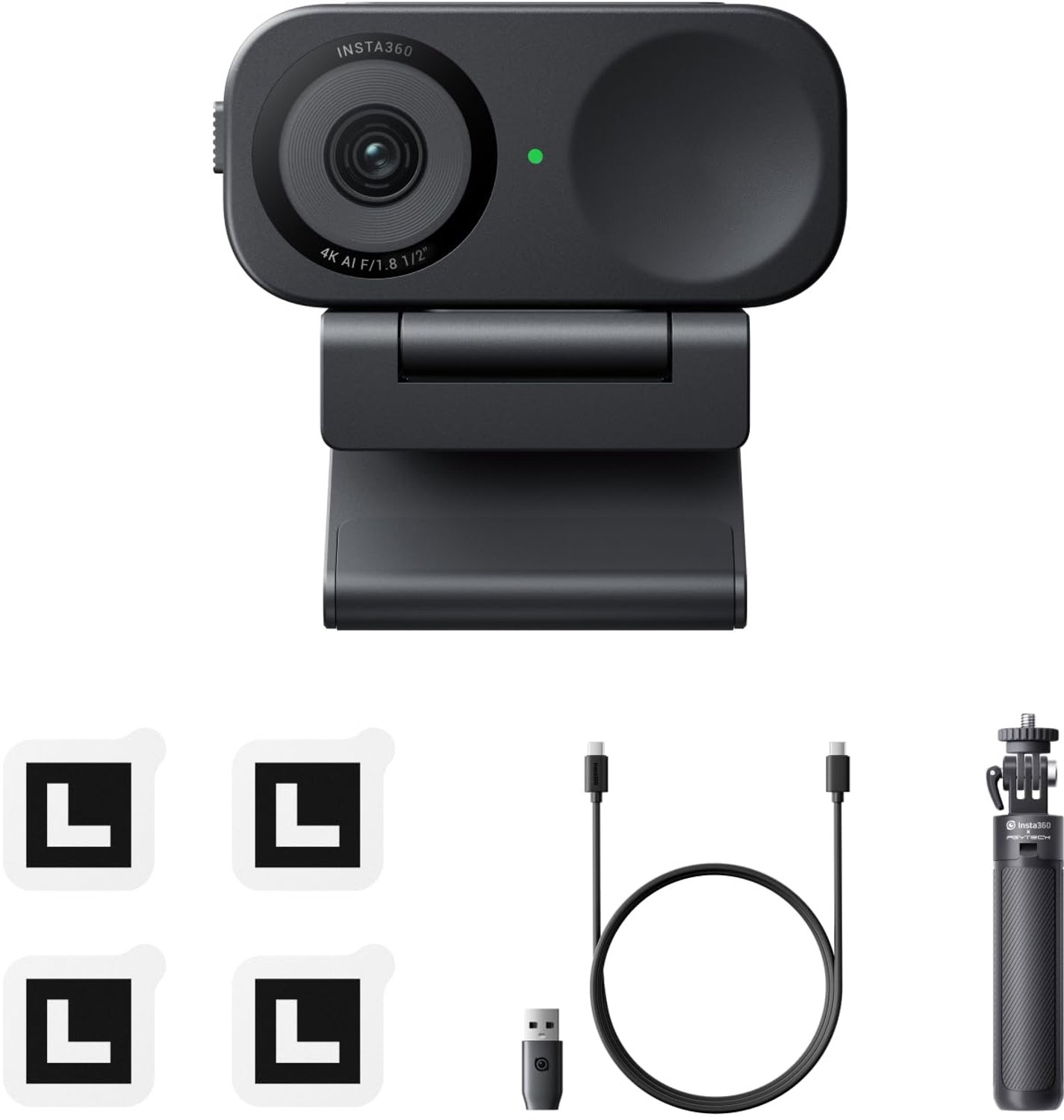 4K Webcam met Auto Framing en AI Geluidsonderdrukking