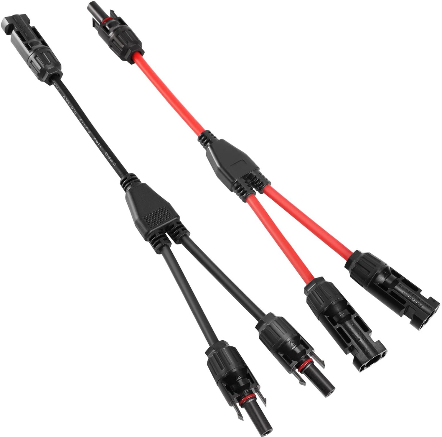 Y-Distributor Solar Kabelset met MMF en FFM Connectoren