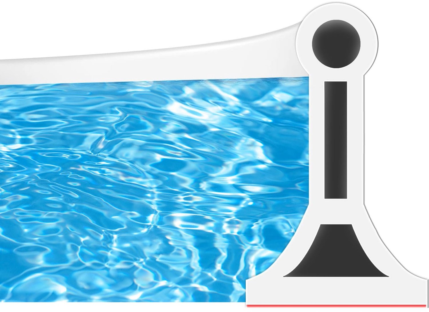 Zelfklevende Douchebeschermstrip van 2 m voor Waterdichte Afsluiting