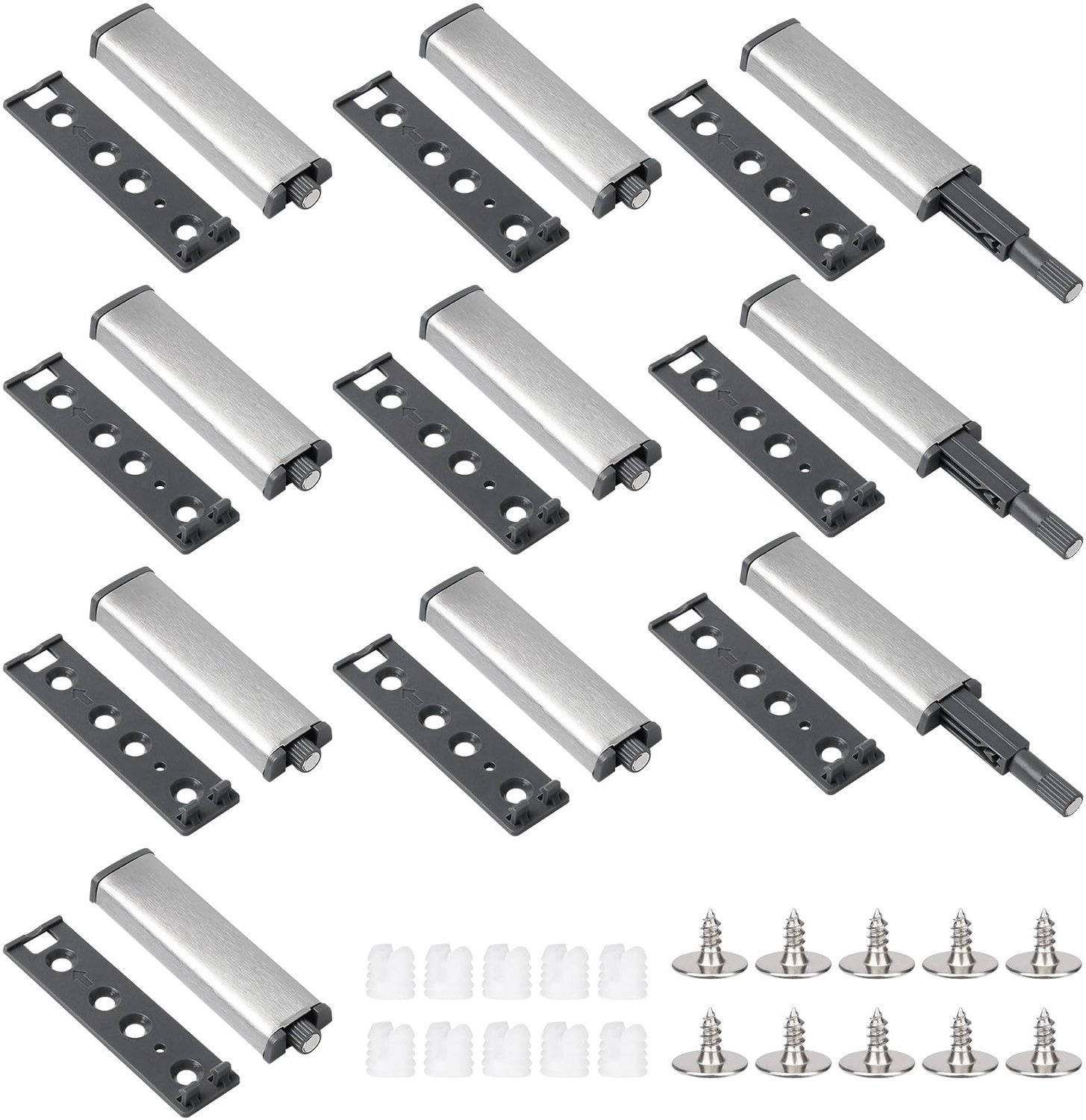 Push to Open Deur Openers - Set van 10 Stuks