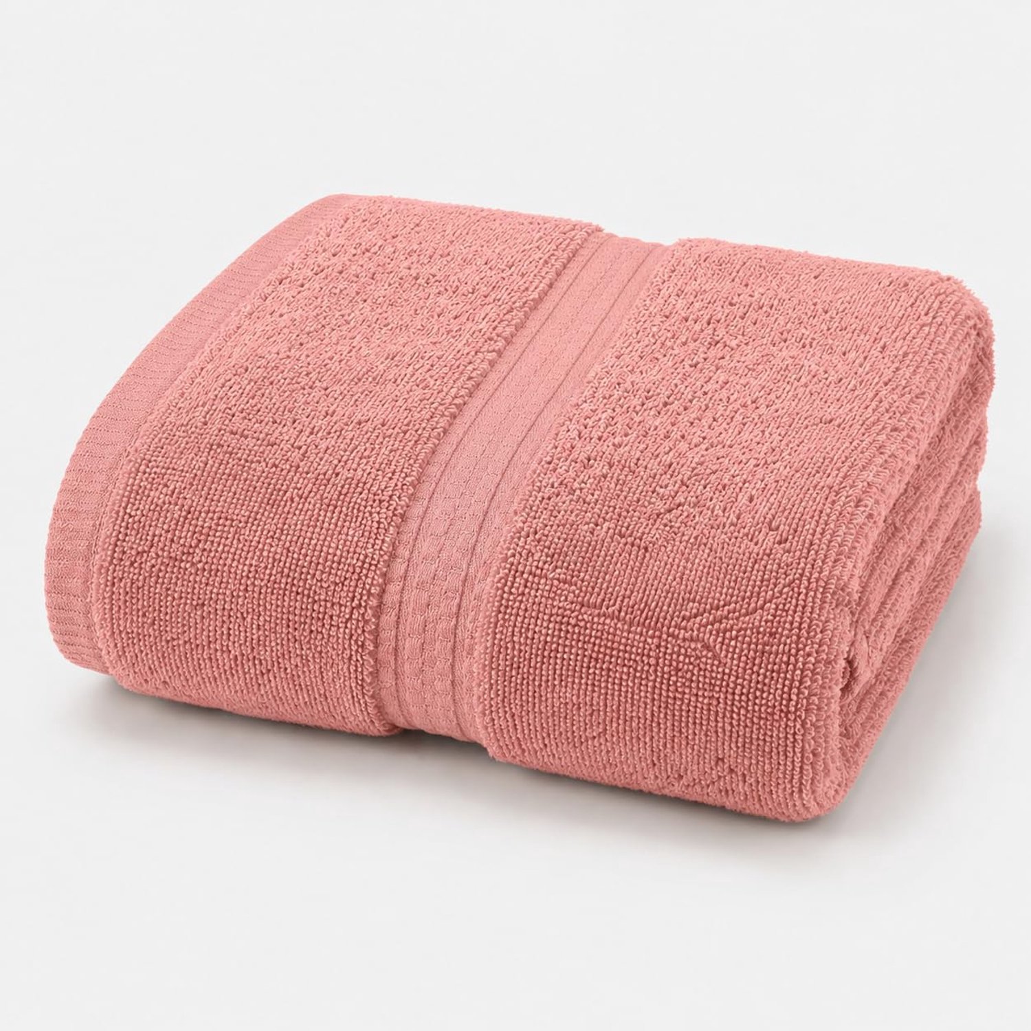 Badhanddoek - 100% Katoen - 70 x 140 cm - Roze