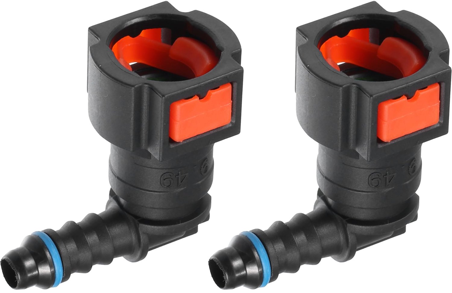 Set van 2 Snelle Koppelingen voor Brandstofslangen 3/8 Inch