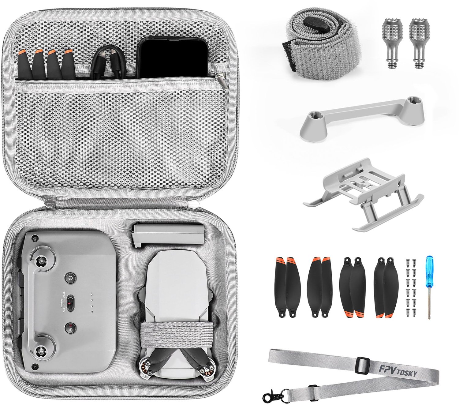 Mini 4K Dronetas, 7-in-1 Kit voor Mini 2 SE/4K