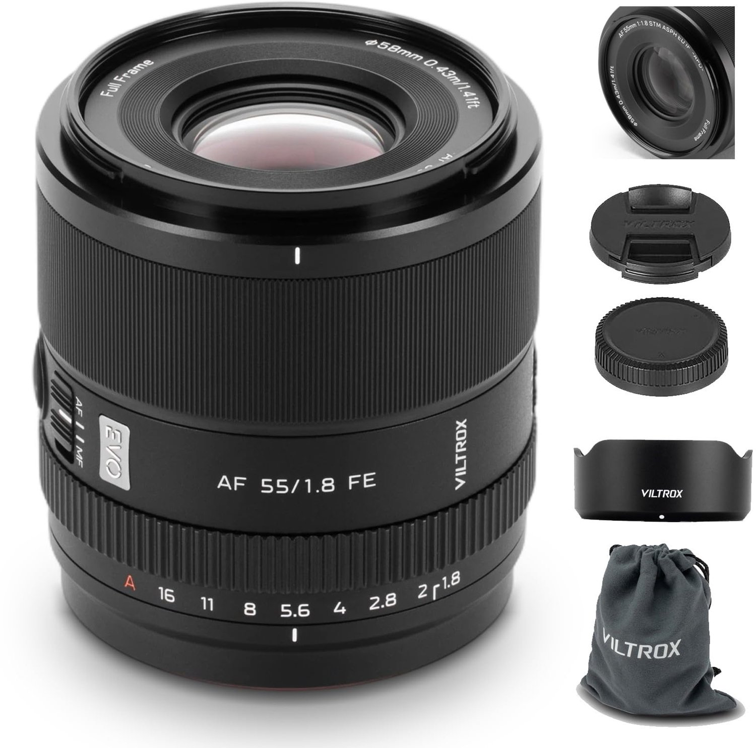 55mm F1.8 EVO FE Autofocus Lens voor Sony E