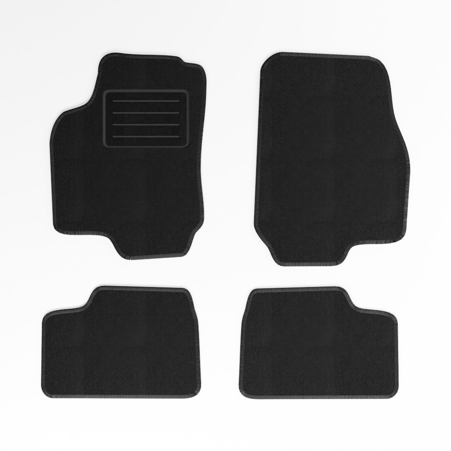 Mats4all | Naaldvilt automatten passend voor Opel Astra G 1998-2004 | Antislip | Met versterking | 4-delig | Automatten | Mattenset