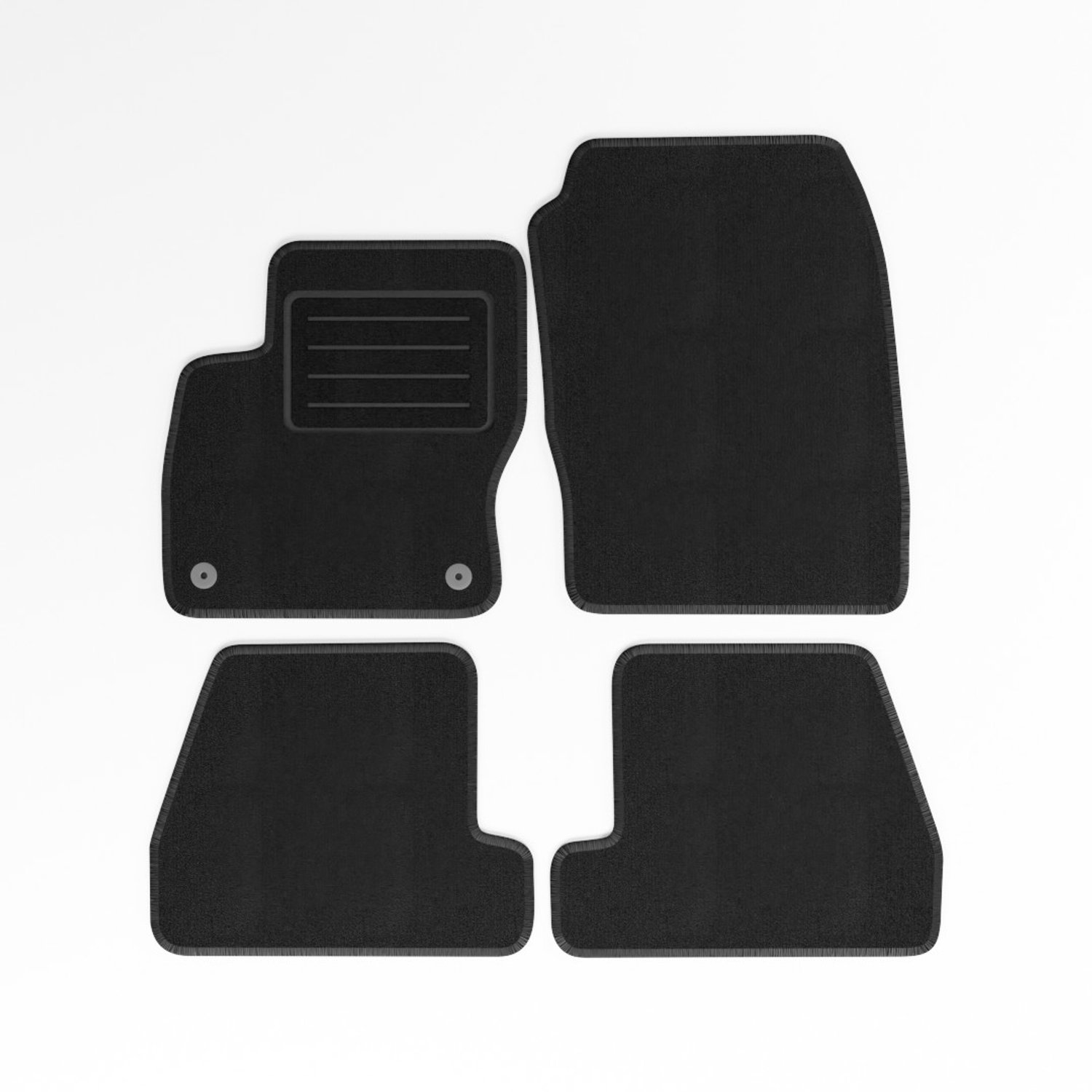 Mats4all | Naaldvilt automatten passend voor Ford Focus 2011-2015 | Antislip | Met versterking | 4-delig | Automatten | Mattenset